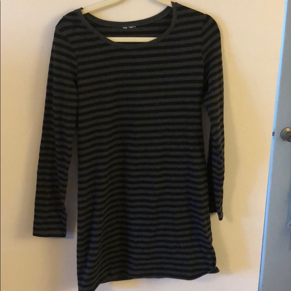 Black and gray dress